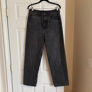AE Strigid High-Waisted Jean Black 8 Short